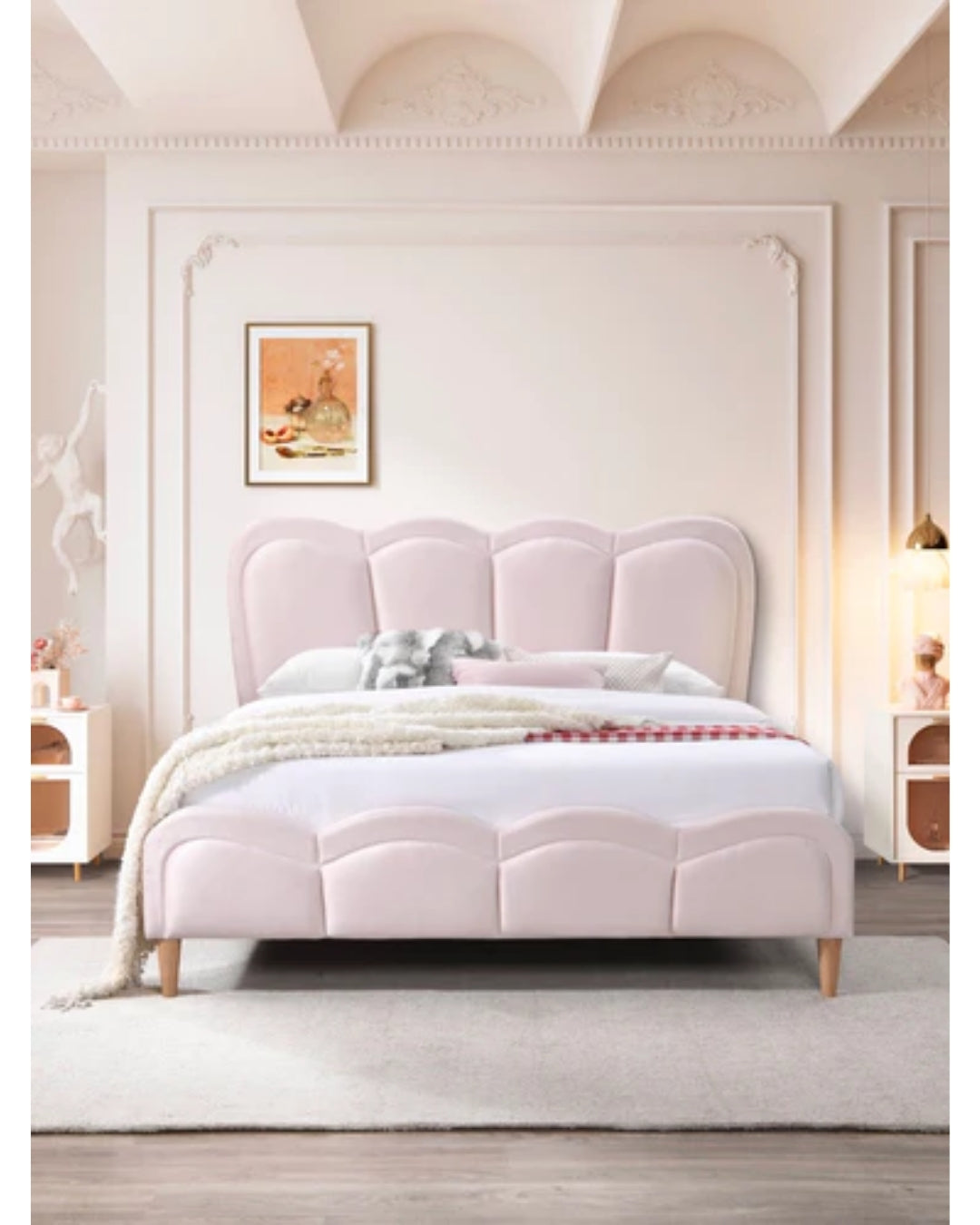 Scallop Bedframe - Queen – Okaeri SG